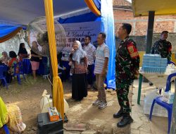 Babinsa Koramil 418-05/Lemabang Hadiri Bhakti Sosial Kesehatan PT Pusri di Kelurahan 3 Ilir