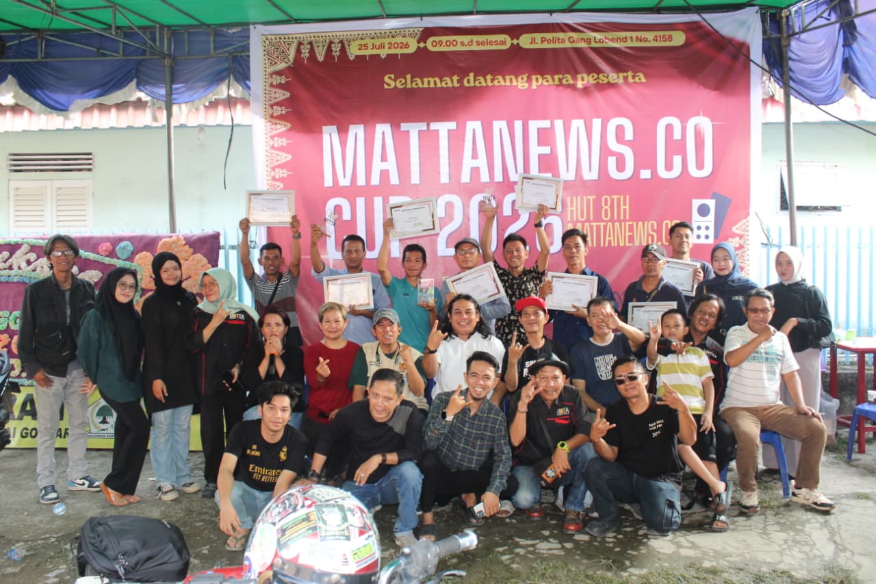 HUT ke-8 MATTANEWS.CO: Gaple, Silaturahmi, dan Komitmen Mengawal Informasi untuk Negeri 1