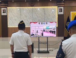 Perkuat Sinergi Satu Kemenko, Lapas Kelas I Palembang Ikuti Apel Bersama Nasional