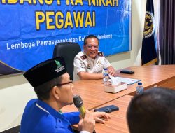 Jelang Pernikahan, Pegawai Lapas Kelas I Palembang Ikuti Bimbingan Pra Nikah