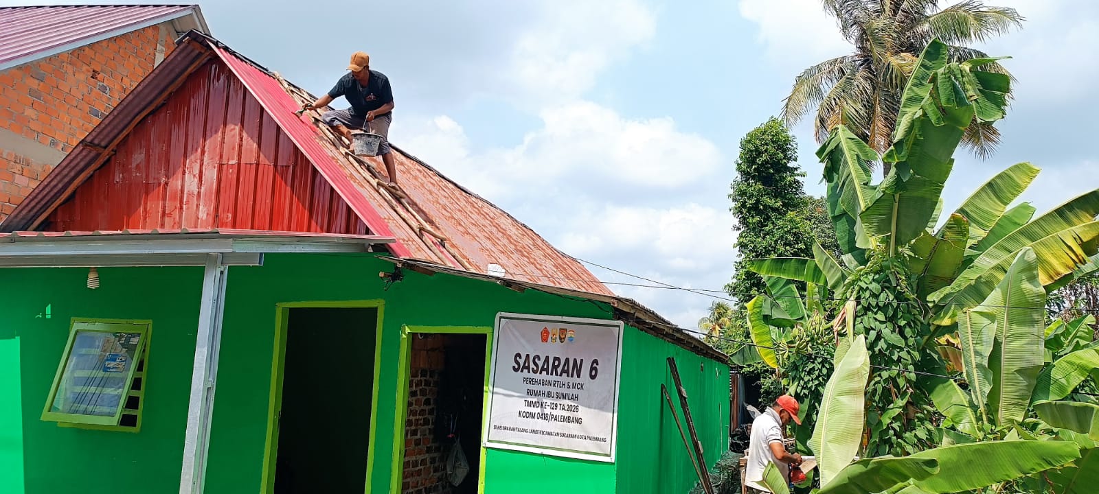 Tahap Finishing RTLH Ibu Sumilah, TMMD Hadirkan Hunian Sehat dan Bermartabat 1