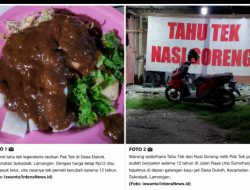 Tahu Tek ‘Pak Tek’ Lamongan Legenda 12 Tahun di Jalan Raya Urip Sumoharjo, Harga Tetap Rp12 Ribu Termasuk Telur