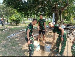 Hari Keenam TMMD ke-129, Rehab RTLH Bapak Karyo Terus Dikebut, Fasilitas Sanitasi Layak Mulai Terwujud