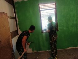 PENGECATAN RTLH MEMASUKI TAHAP AKHIR, HARAPAN BARU MULAI TERLIHAT DI RUMAH BAPAK KARYO