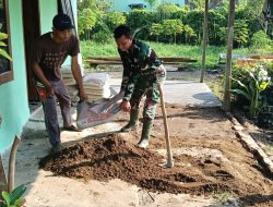 Dari Rumah Sederhana Menuju Hunian Layak, Satgas TMMD Wujudkan Asa Keluarga Ibu Suwarni