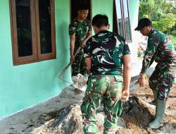 Sentuhan Terakhir RTLH Ibu Suwarni, Satgas TMMD Hadirkan Harapan Baru Lewat Gotong Royong
