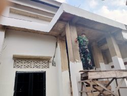 Hari Ke-18 TMMD Ke-129, Semangat Gotong Royong Satgas dan Warga Warnai Pembangunan Mushola Baitul Makmurin