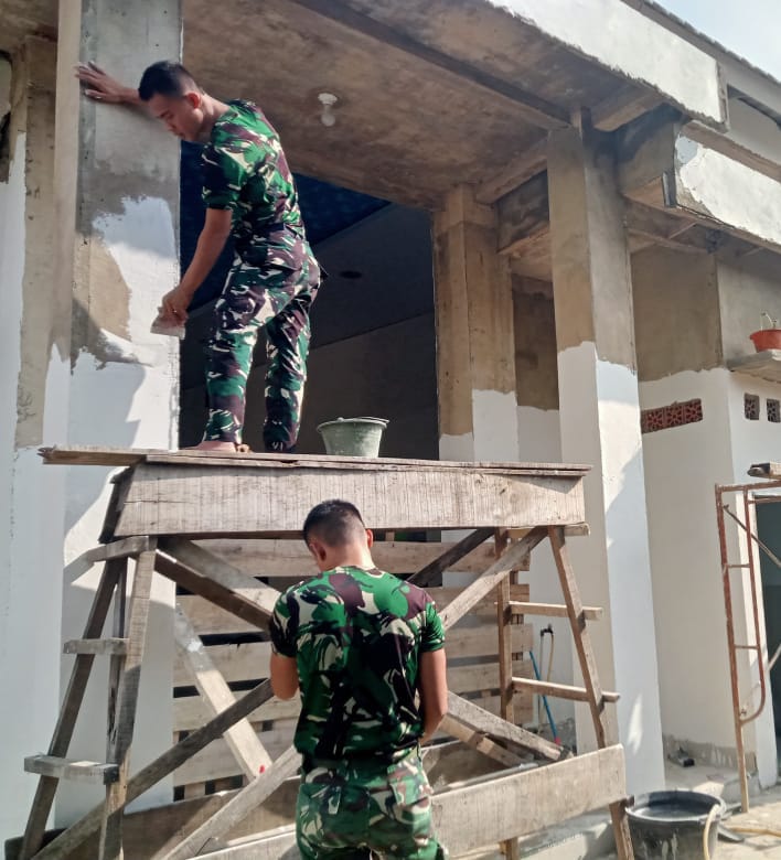 Satgas TMMD Kodim 0418/Palembang Kejar Penyelesaian Mushola, Warga Nantikan Tempat Ibadah yang Lebih Layak 1