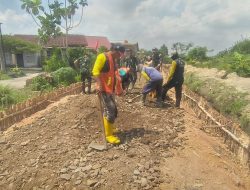 Hari Ke-18 TMMD Ke-129, Satgas Kodim 0418/Palembang Wujudkan Jalan Impian Warga Talang Jambe