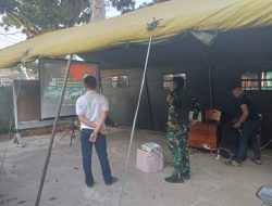 Satgas TMMD Ke-129 Kodim 0418/Palembang Matangkan Persiapan Nobar Film Kebangsaan Bersama Warga