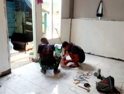 Gotong Royong Satgas TMMD dan Warga Percepat Rehab Rumah Ibu Sriyanti