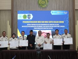 Perkuat Sinergi, Lapas Kelas I Palembang Teken Kerja Sama antara Kanwil Ditjenpas Sumsel dengan PWM Sumsel dan Universitas Muhammadiyah Palembang
