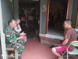 Babinsa Koramil 418-05/Lemabang Ajak Warga Sei Buah Tingkatkan Kepedulian Kamtibmas