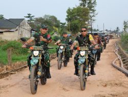 Ketua Tim Wasev TMMD ke-129 Tinjau Pembangunan Jalan 750 Meter di Kelurahan Talang Jambe