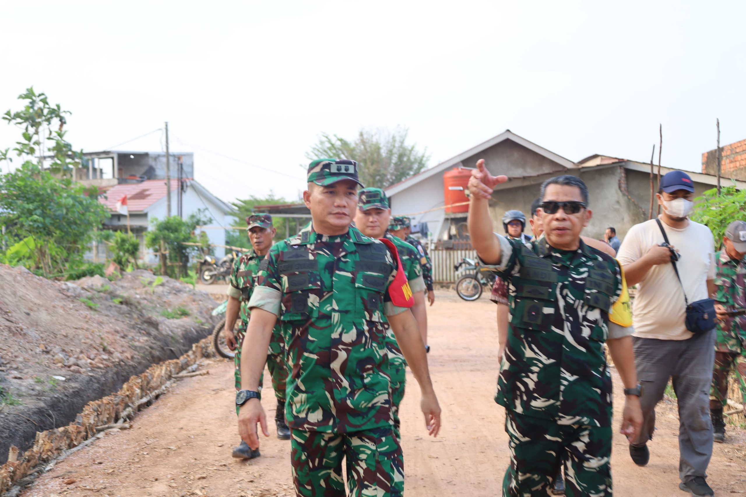 Tinjau Sasaran TMMD, Ketua Tim Wasev Optimistis Jalan Baru Talang Jambe Tingkatkan Mobilitas Warga 1