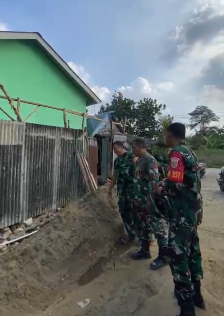 DANTON SATGAS TMMD KE-129 CEK PROGRES PEMBANGUNAN SEJUMLAH SASARAN DI PALEMBANG 1