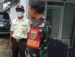 Babinsa Kalidoni Jalin Komunikasi dengan Security Perumahan PHDM