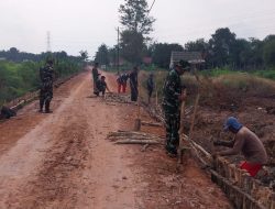 Jelang Penutupan TMMD ke-129, Satgas Kebut Finishing Jalan Sepanjang 750 Meter