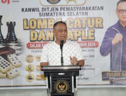 Tunjukkan Strategi Cermat, Lapas Kelas I Palembang Sabet Juara 2 dan 3 Lomba Catur Antar UPT Pemasyarakatan se-Palembang Raya