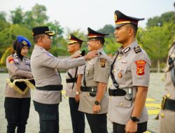 “Polres OKI Gelar Sertijab 6 Perwira, Ini Daftar Jabatan Barunya