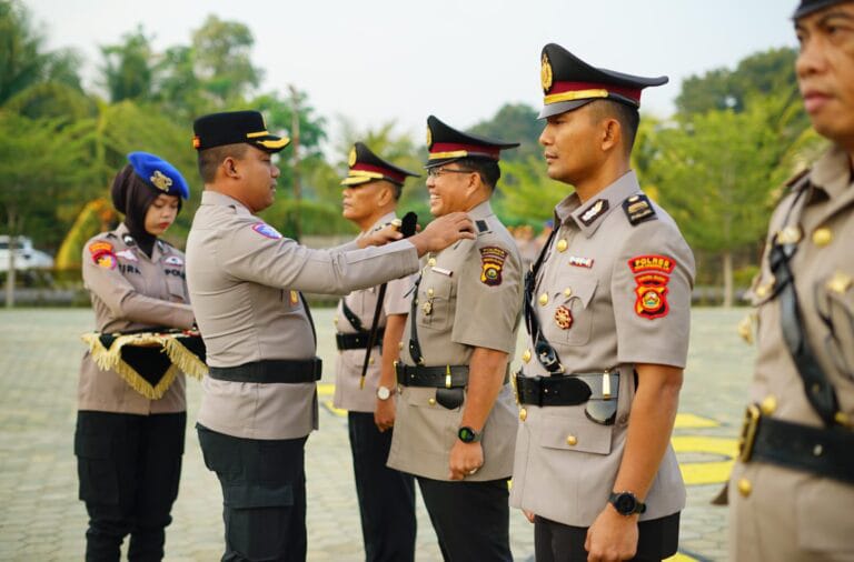 "Polres OKI Gelar Sertijab 6 Perwira, Ini Daftar Jabatan Barunya 1