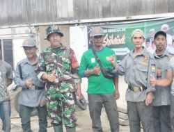 Babinsa Sungai Selayur Perkuat Komsos Bersama Linmas, Dorong Keamanan Lingkungan Tetap Kondusif