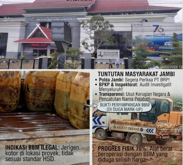 Proyek Kolam Retensi Danau Telago Kajang Lako Disorot, Isu BBM dan Pencatutan Nama Pejabat Mencuat 1