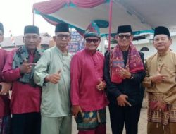Upacara HUT Ke-81 RI di Pedamaran Berlangsung Khidmat, Peserta Kenakan Busana Adat Nasional