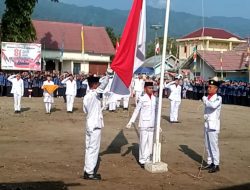 Detik-Detik Proklamasi HUT Ke-81 RI di Kecamatan Pasemah Air Keruh Berlangsung Khidmat dan Kondusif