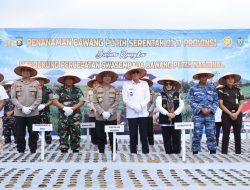 Dari Sumsel untuk Swasembada Nasional, Polda Sumsel Tanam Bawang Putih di Lima Wilayah, Target 810 Ton