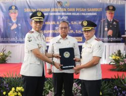 Serah Terima Jabatan Kepala Rutan Kelas I Palembang, Aris Supriyadi Resmi Lanjutkan Kepemimpinan dari M. Rolan
