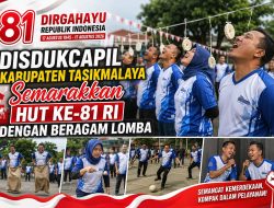 Disdukcapil Kabupaten Tasikmalaya Semarakkan HUT ke-81 RI dengan Beragam Lomba