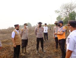 “Polres OKI Perkuat Sinergi Penanganan Karhutla, Stafsus Menko Infrastruktur Cek Lahan Terbakar di Jejawi