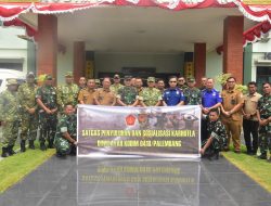 Sosialisasi Tim Penyuluhan Karhutla Mabes TNI di Kodim 0418/Palembang, Perkuat Sinergi Pencegahan