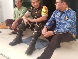 Katim Wasev TMMD Jalin Komsos dengan Warga, Dengarkan Langsung Manfaat Program TMMD Ke-129 Kodim 0418/Palembang