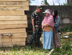 Babinsa Delapan Ilir Koramil 418-05/Lemabang Ajak Warga Jaga Kebersihan Lingkungan