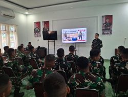 Pasis Seskoad Gelar Penyuluhan dan Simulasi Pemadaman Karhutla di Palembang