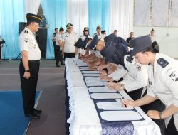 140 CPNS Resmi Jadi PNS, Kalapas Kelas I Palembang Hadiri Pelantikan dan Pengambilan Sumpah/Janji