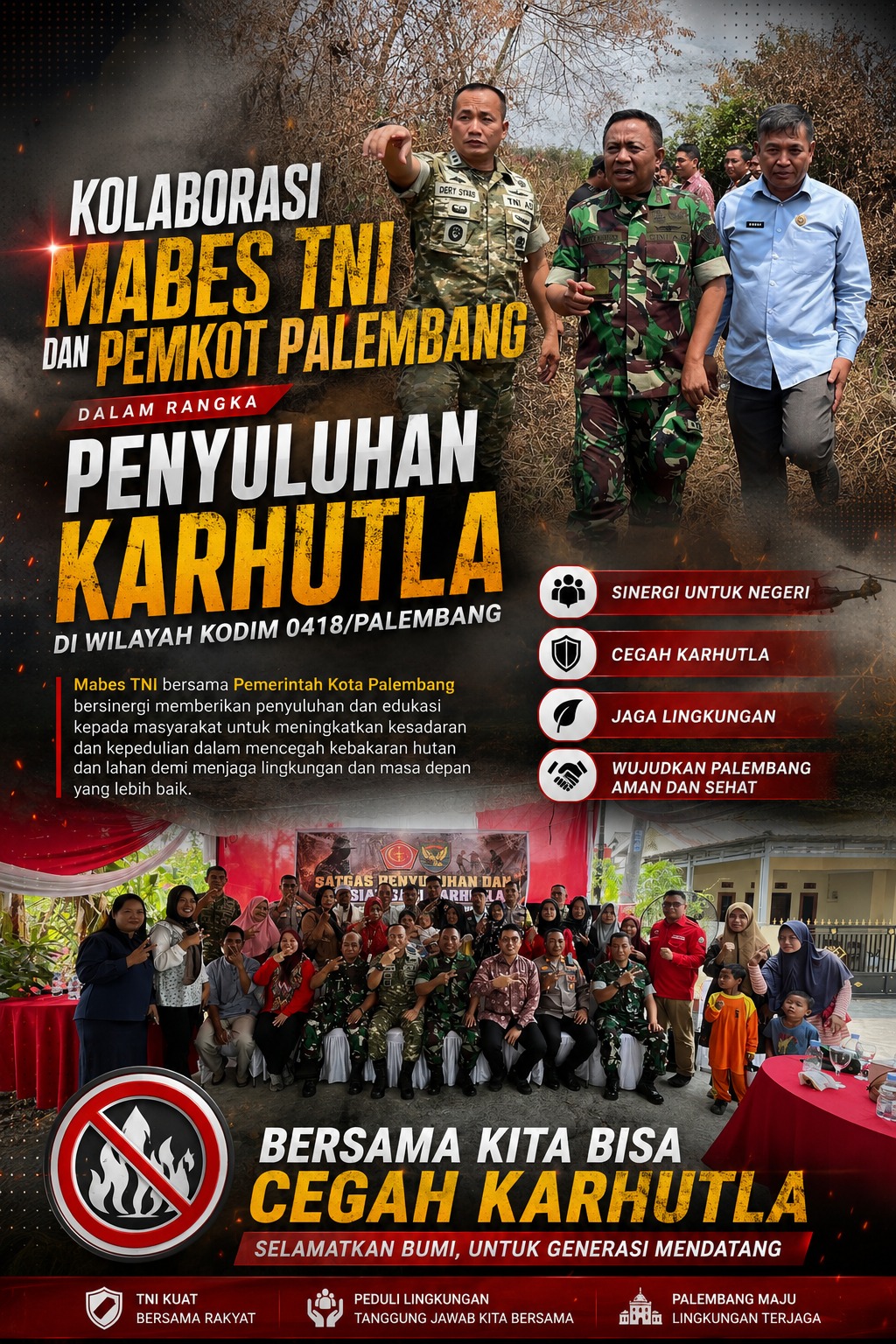 Satgas Mabes TNI Sosialisasikan Pencegahan Karhutla di Kalidoni, Warga Didorong Tingkatkan Kesiapsiagaan 1