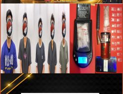 Polres OKU Timur Bongkar Jaringan Narkoba, Lima Orang Diamankan di Semendawai Barat