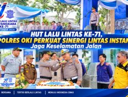 HUT Lalu Lintas ke-71, Polres OKI Perkuat Sinergi Lintas Instansi Jaga Keselamatan Jalan