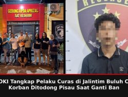 Polres OKI Tangkap Pelaku Curas di Jalintim Buluh Cawang, Korban Ditodong Pisau Saat Ganti Ban