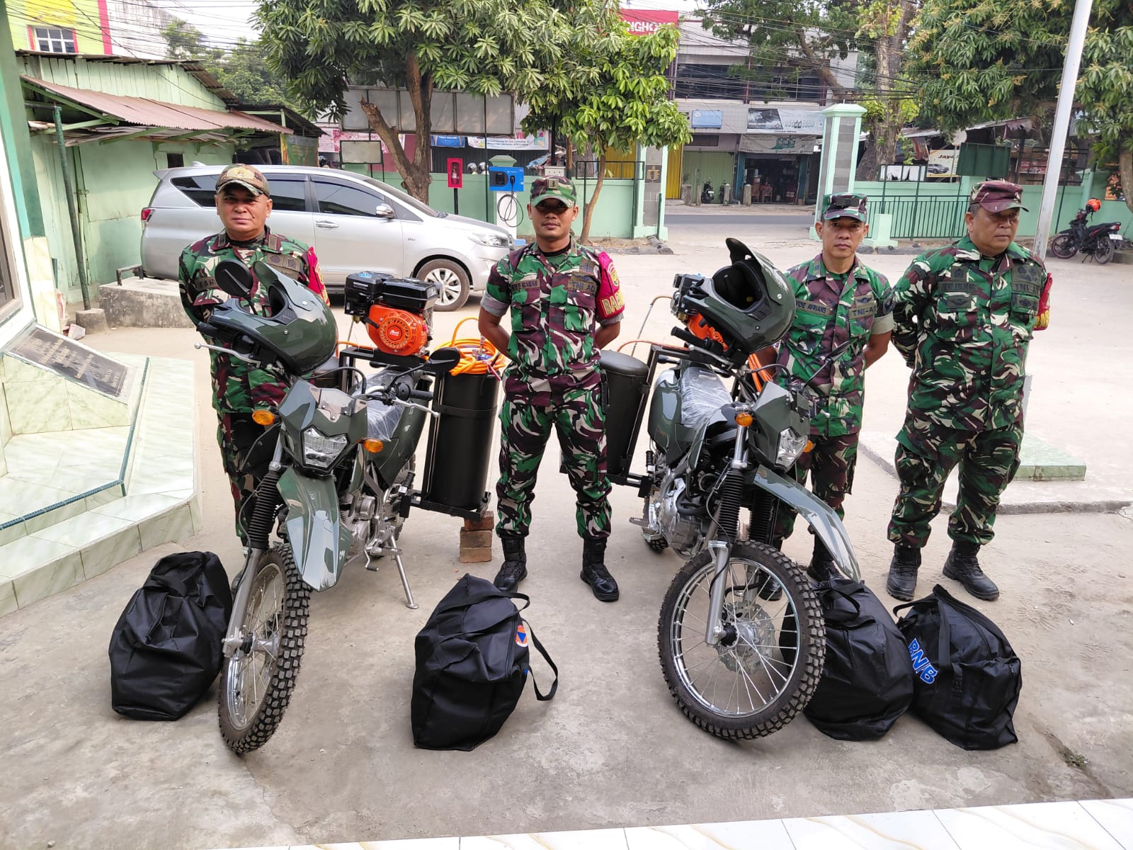 Apel Pagi Siaga Karhutla Kodim 0418/Palembang, Koramil 08/Sako Cek Kesiapan Personel dan Peralatan 1
