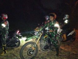 Cegah Karhutla, Kodim 0418/Palembang Patroli Dini Hari di Kertapati