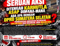Di Balik Asap Karhutla dan Rapat Malam APBD-P Sumsel 2026, BPR Soroti Dugaan Cacat Prosedural