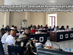 DPRD Pangkep Gelar RDP, Bahas Pembebasan Lahan Kereta Api dan Pembangunan Pasar Matojeng