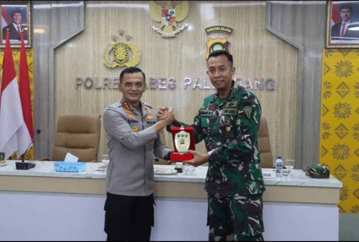 Kapolrestabes Palembang Terima Tim Seskoad, Perkuat Sinergi Penanggulangan Karhutla 1