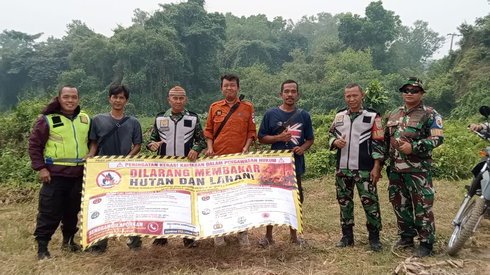 Koramil Sukarami Patroli Karhutla, Pastikan Wilayah Rawan Kebakaran Aman 1