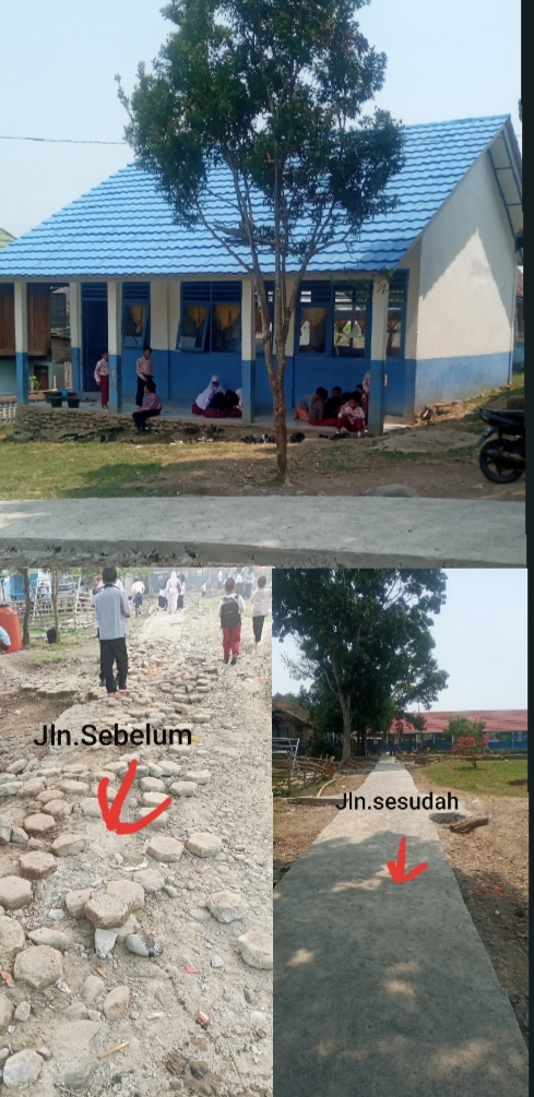 Belum sebulan dilantik,Kepala sekolah SDN 6 Ulumusi Rosnaili S.Pd, Benahi jalan Sekolah Dengan Pengelolaan Dana Bos Yang Patuh Aturan 1
