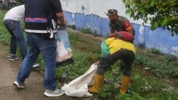 Antisipasi Banjir, Babinsa 10 Ilir Bersama Warga Gelar Bakti Mandiri